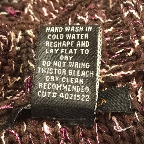 BCBGMAXAZRIA Chunky Knit Vintage Cardigan Sweater L Longline Funky Art to Wear - Picture 6 of 6